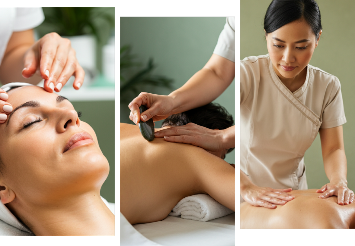 Relaxing spa treatment room at Time 4 U Spa in Lehi Utah